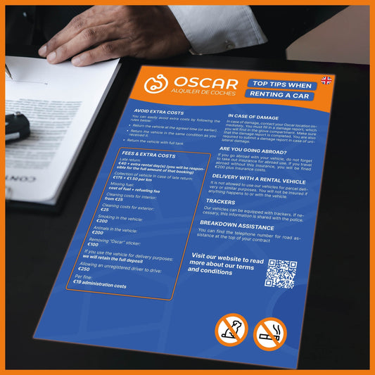 Cartel “Evite cargos adicionales” – A3