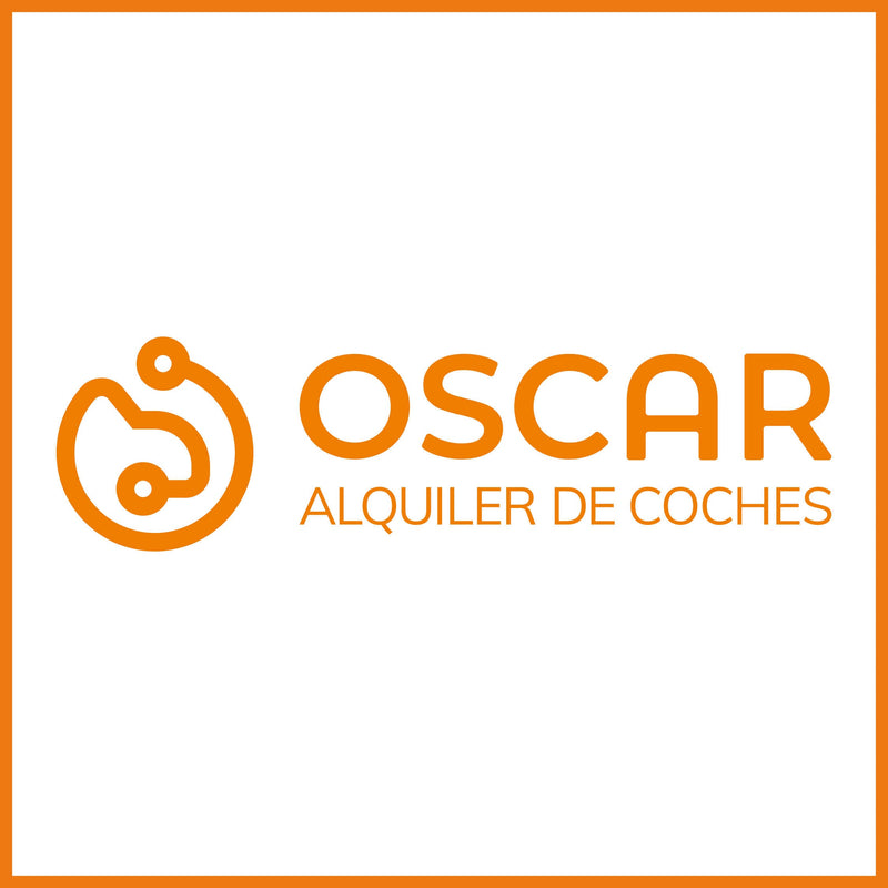 Adhesivo con logo naranja