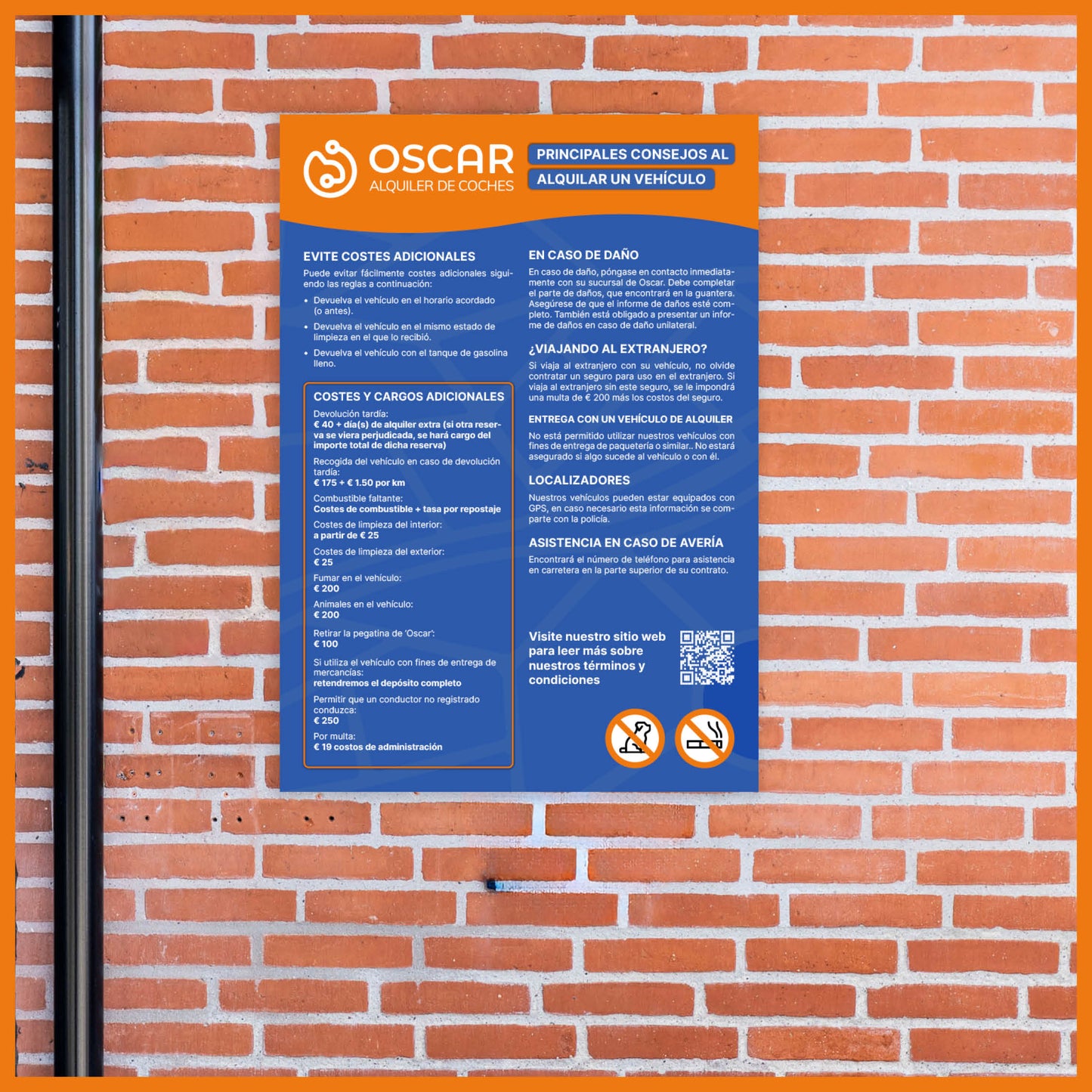 Cartel “Evite cargos adicionales” – A3