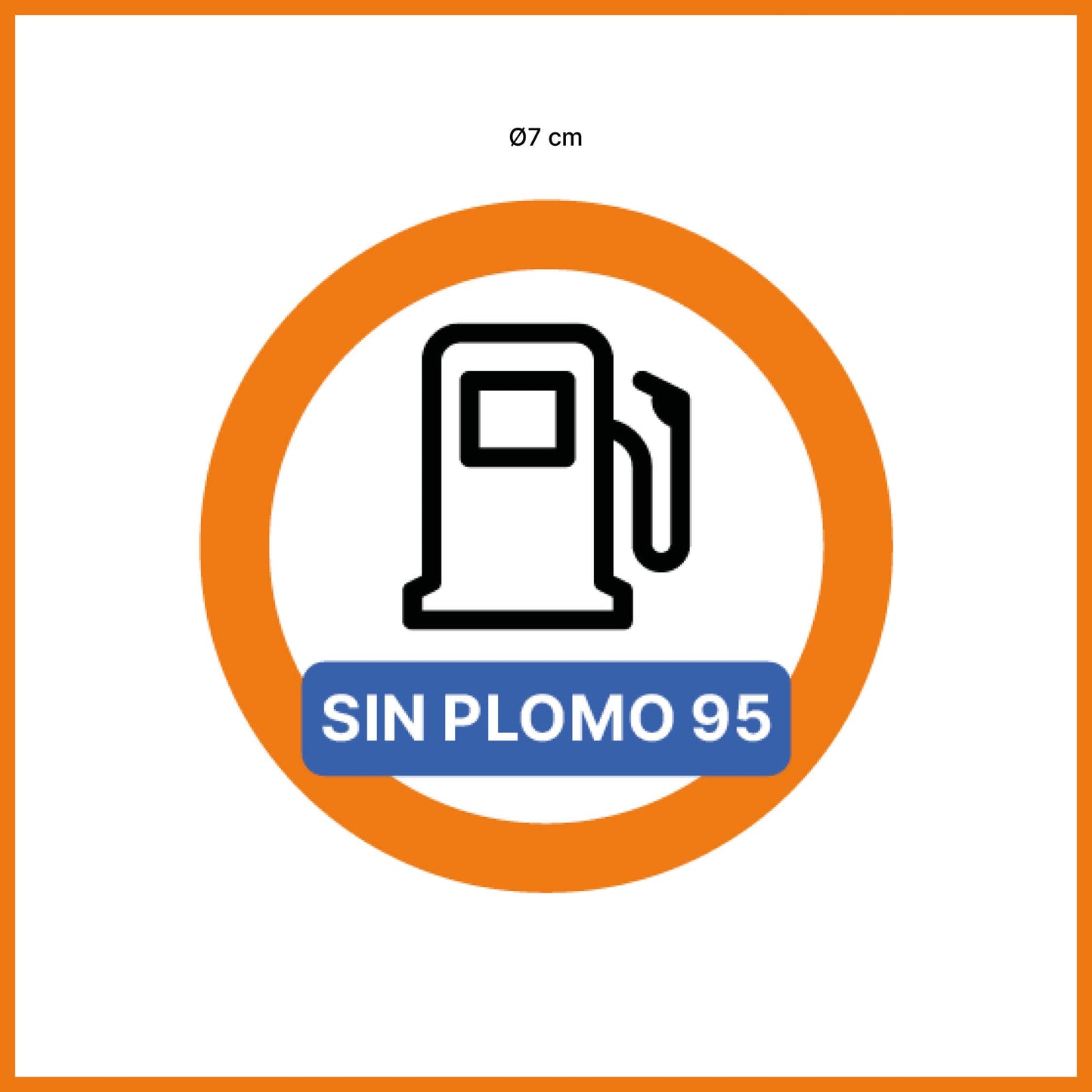 Adhesivo gasolina (5 unidades)