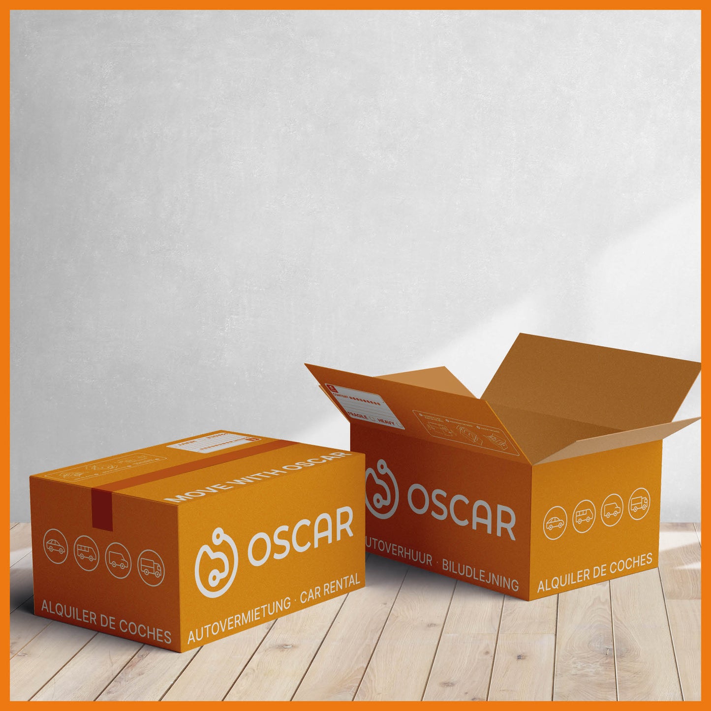Cajas de mudanza (60 unidades)