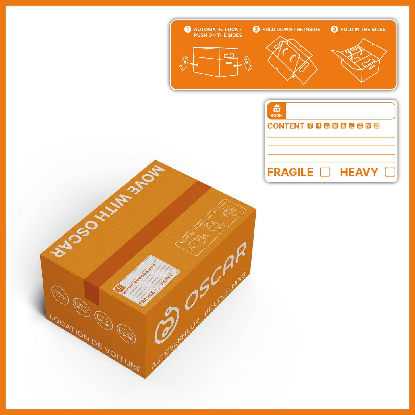 Cajas de mudanza (60 unidades)
