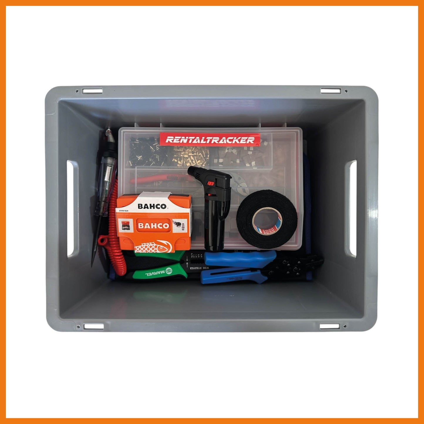 Caja de montaje para localizadores